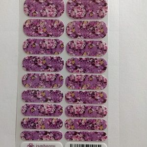 Jamberry Orchid Bouquet nail wraps